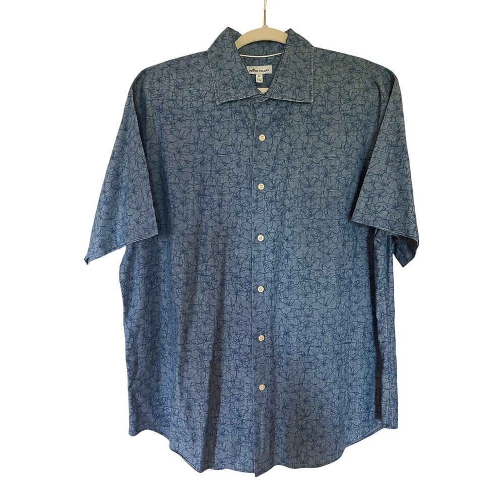 Peter Milar | Men's Sz XL 100% Cotton Seaside Short Sleeve